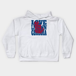 Love Lives in Georgia Kids Hoodie